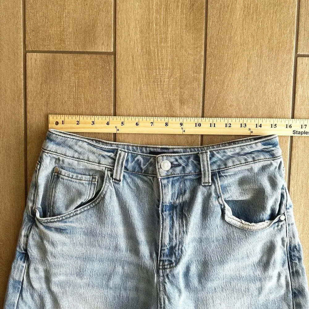 Quince Light Blue Straight Leg Women’s Jeans - Picture 8 of 10